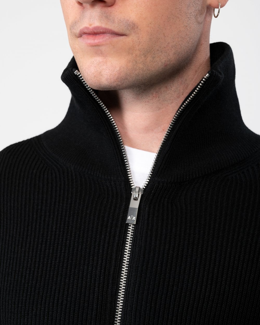 Armani Exchange Mens Double Zip Cardigan