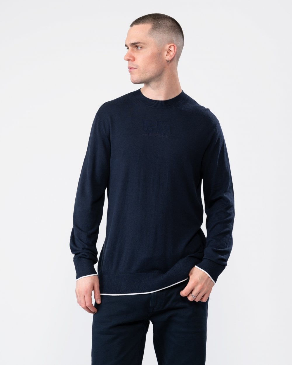Armani Exchange Mens A|X Logo Jumper