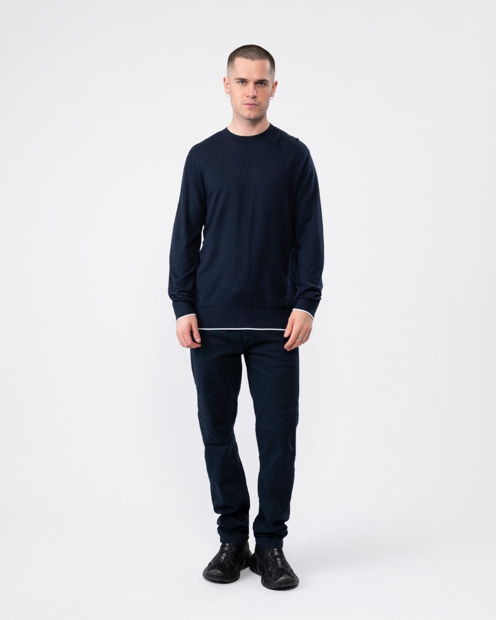 Armani Exchange Mens A|X Logo Jumper