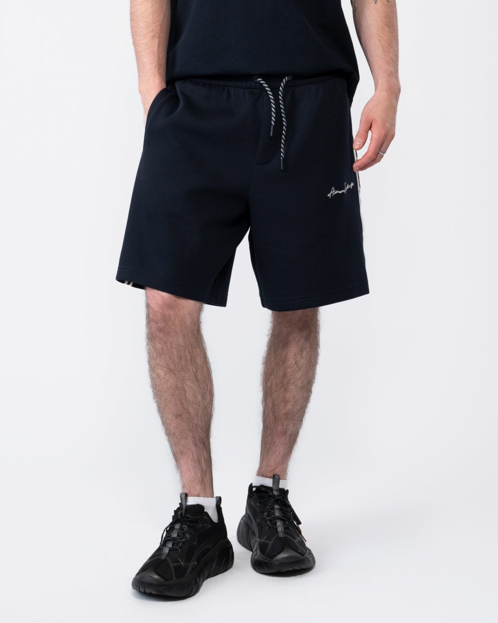 Armani Exchange Mens Signature Shorts
