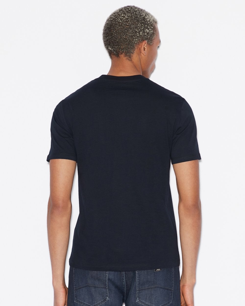 Armani Exchange A|X Logo Mens T-Shirt - Navy 1510