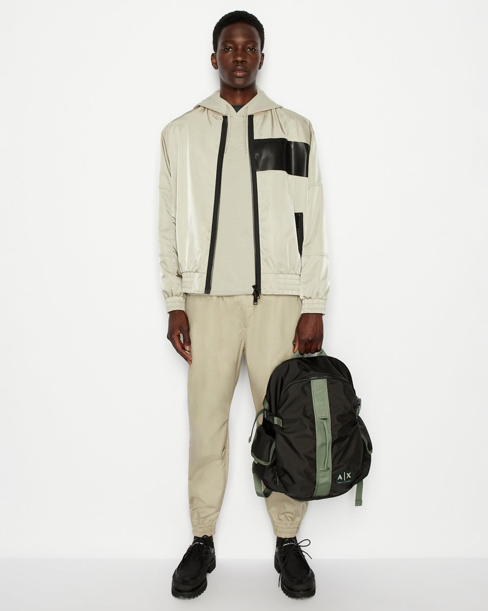 Armani Exchange Mens Organic Cotton Joggers