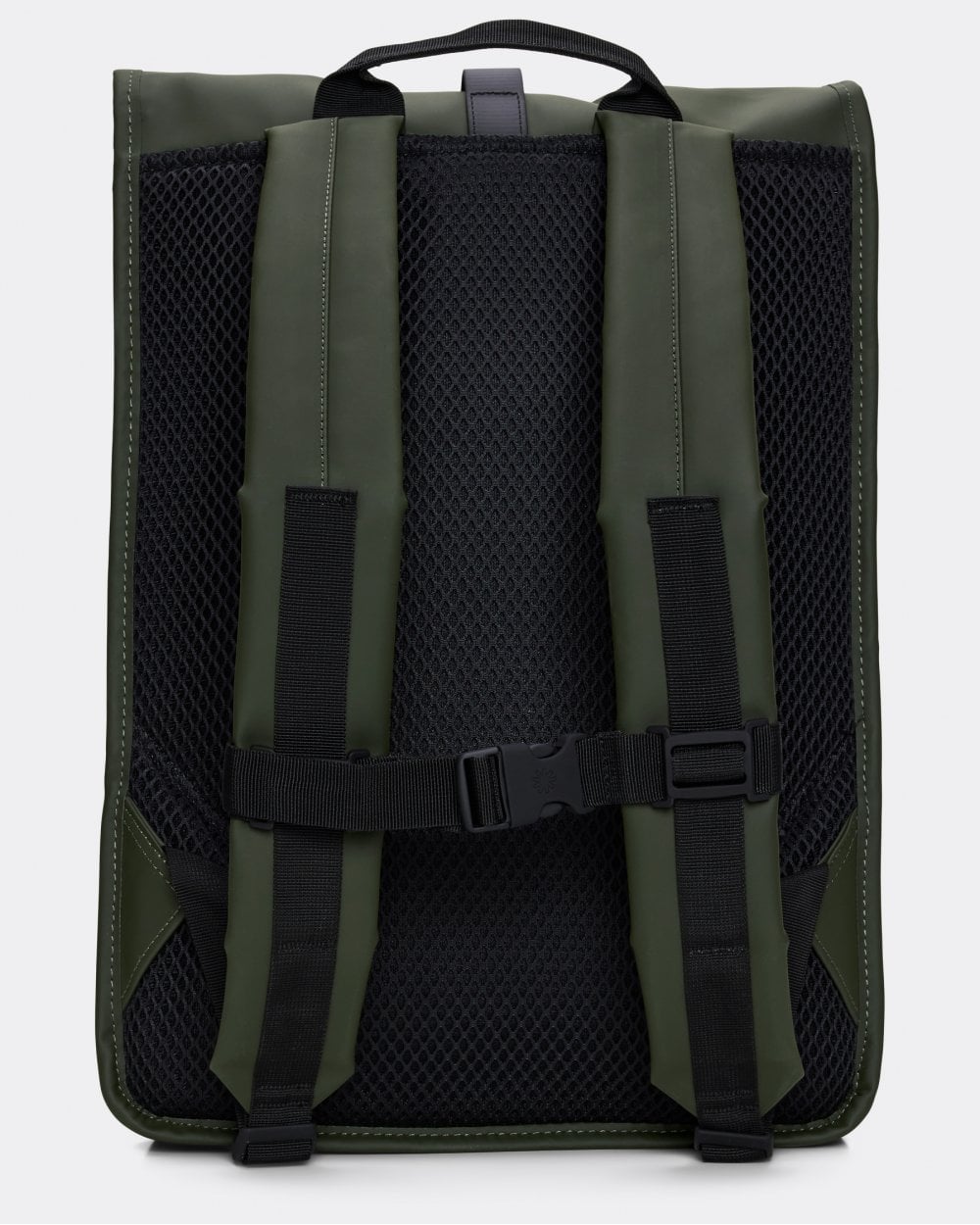 Rains Unisex Rolltop Rucksack - 03 Green
