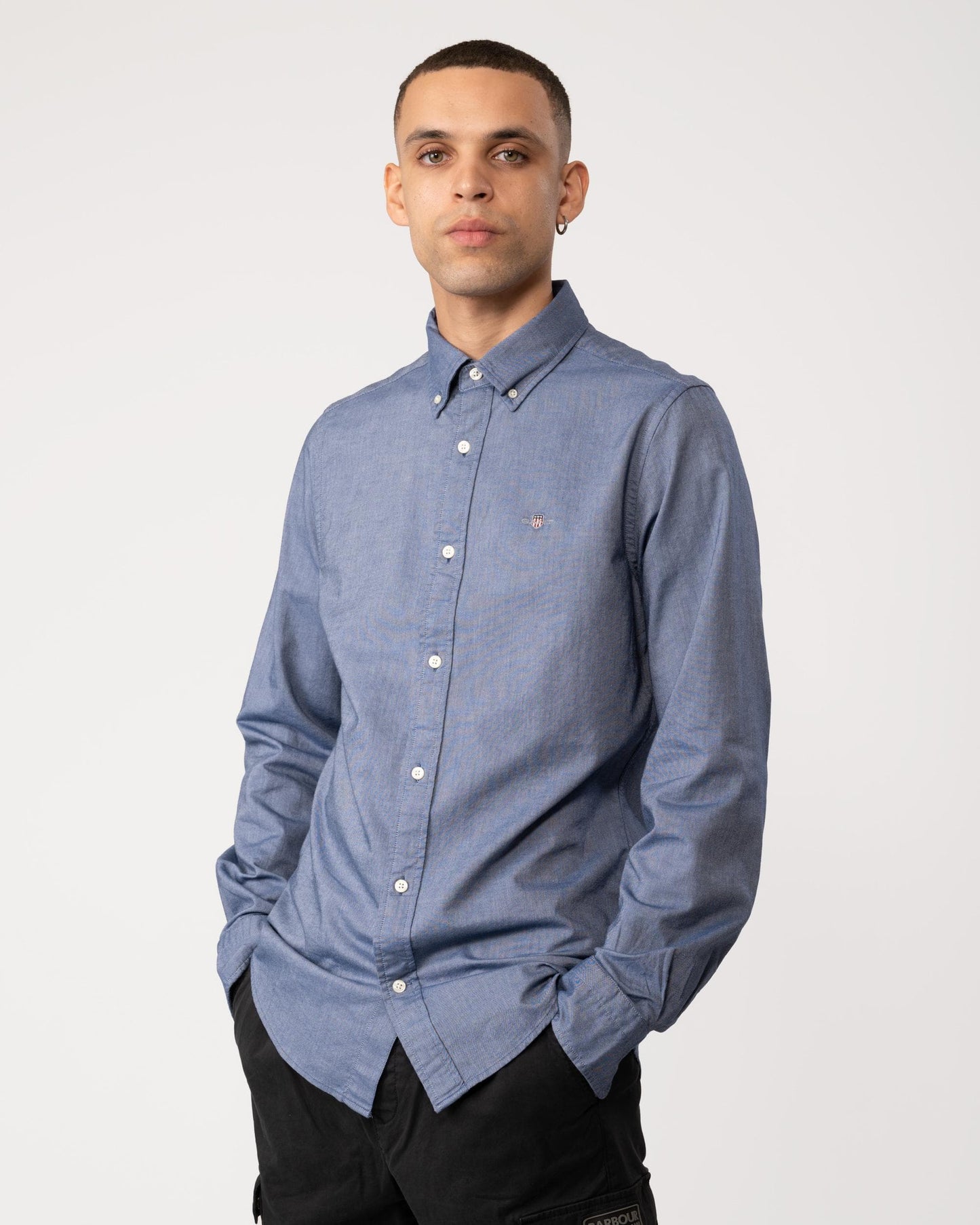 GANT Mens Slim Fit Long Sleeve Oxford Shirt