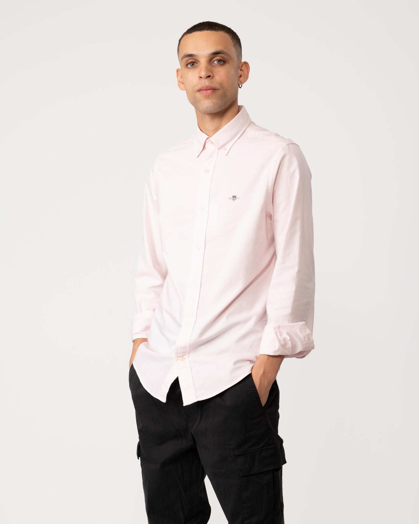 GANT Mens Slim Fit Long Sleeve Oxford Shirt