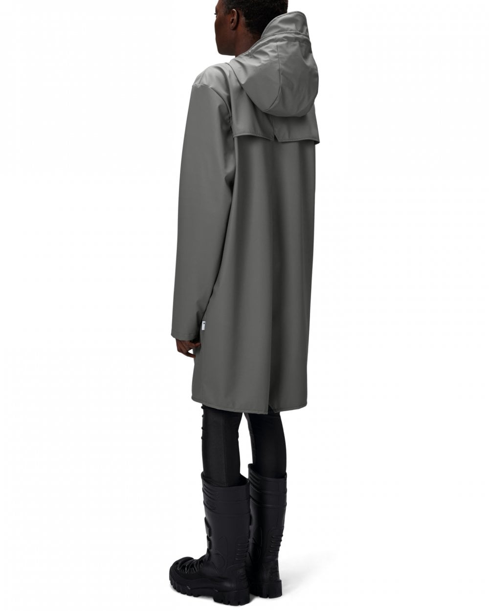Rains Long Unisex Jacket - 13 Grey