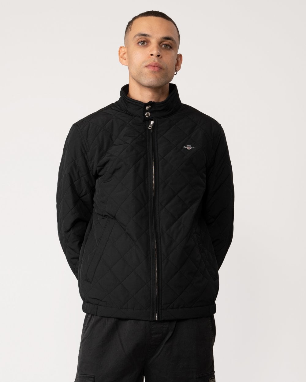 GANT Mens Quilted Windcheater Jacket - 5 Black