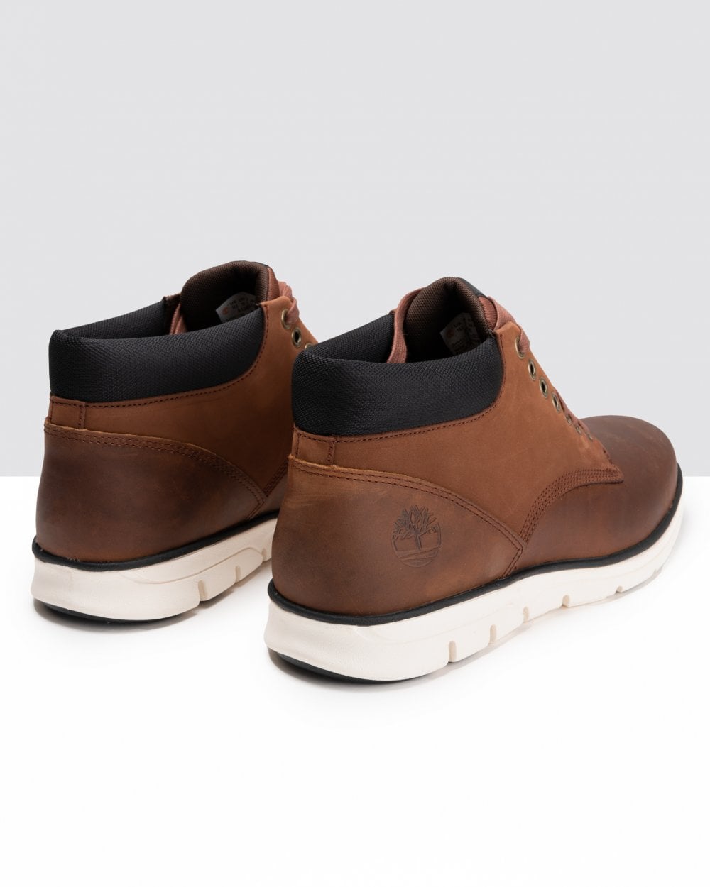 Timberland Bradstreet Leather Mens Chukka Boot - Red Brown