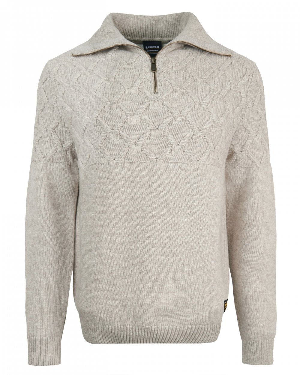 Barbour International Breaker Mens Funnel-Neck Jumper
