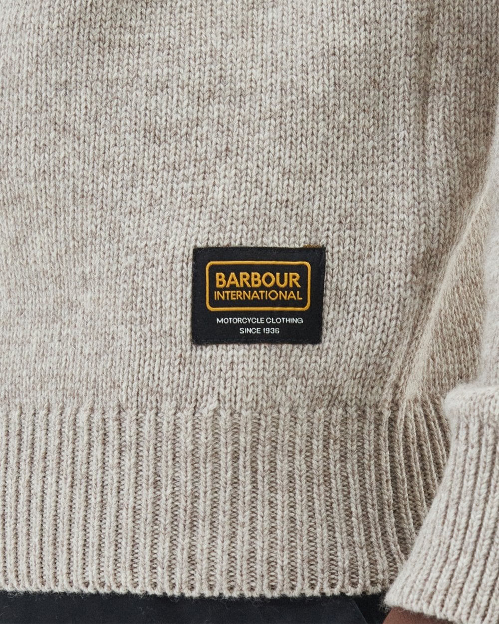 Barbour International Breaker Mens Funnel-Neck Jumper