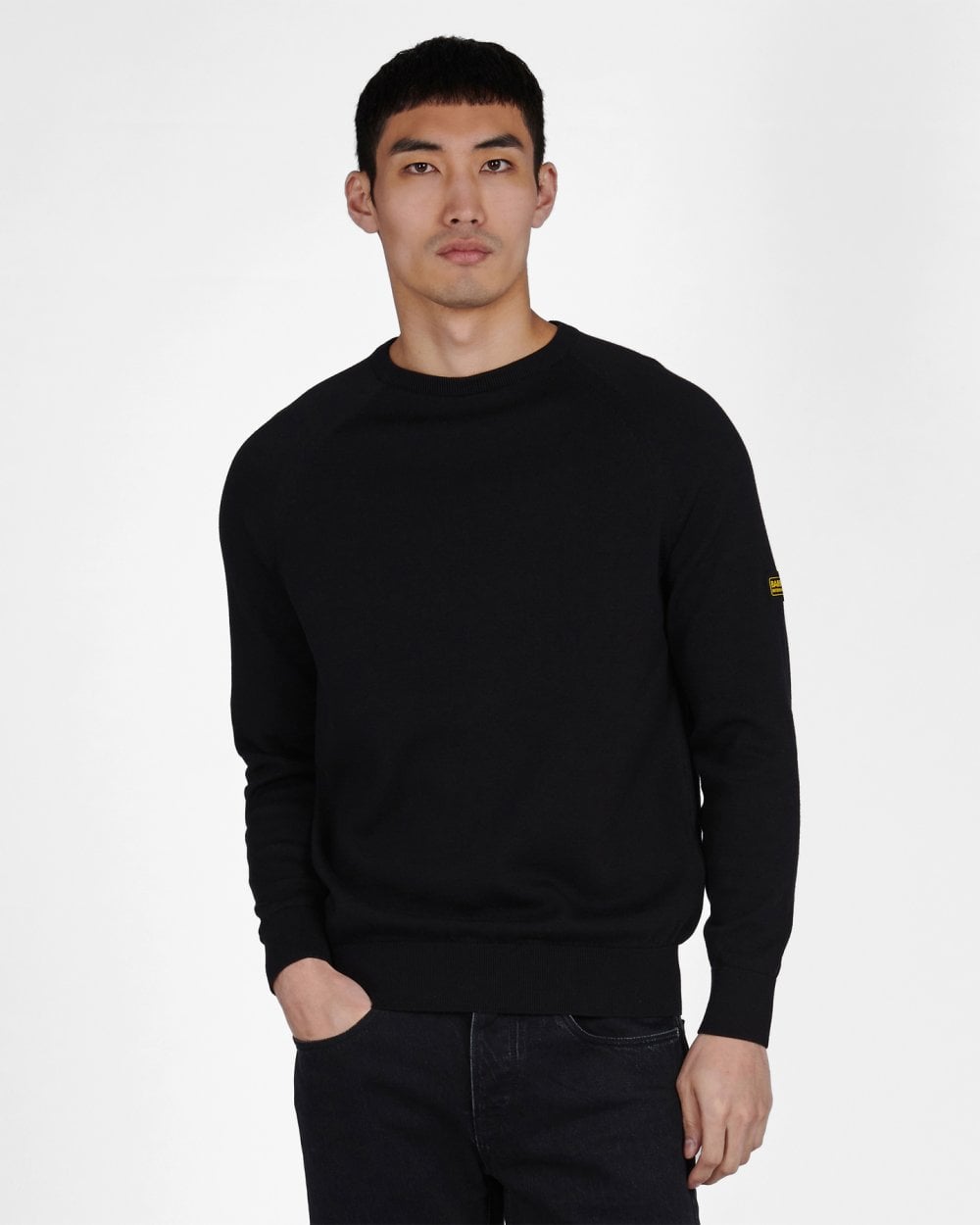Barbour International Cotton Mens Crew Neck