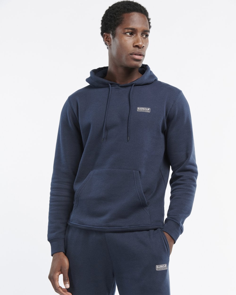 Barbour International Small Logo Mens Hoodie