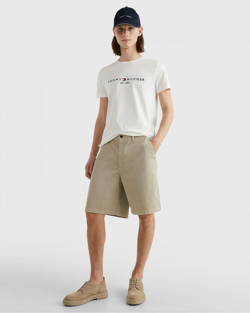 Tommy Hilfiger Mens Core Tommy Logo Tee - Black