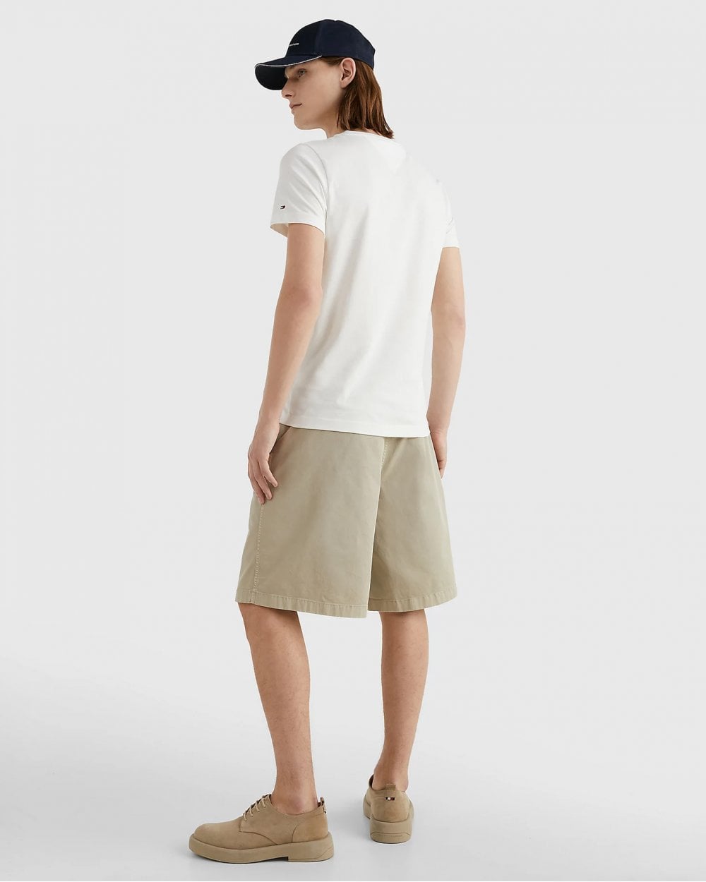 Tommy Hilfiger Mens Core Tommy Logo Tee - Snow White