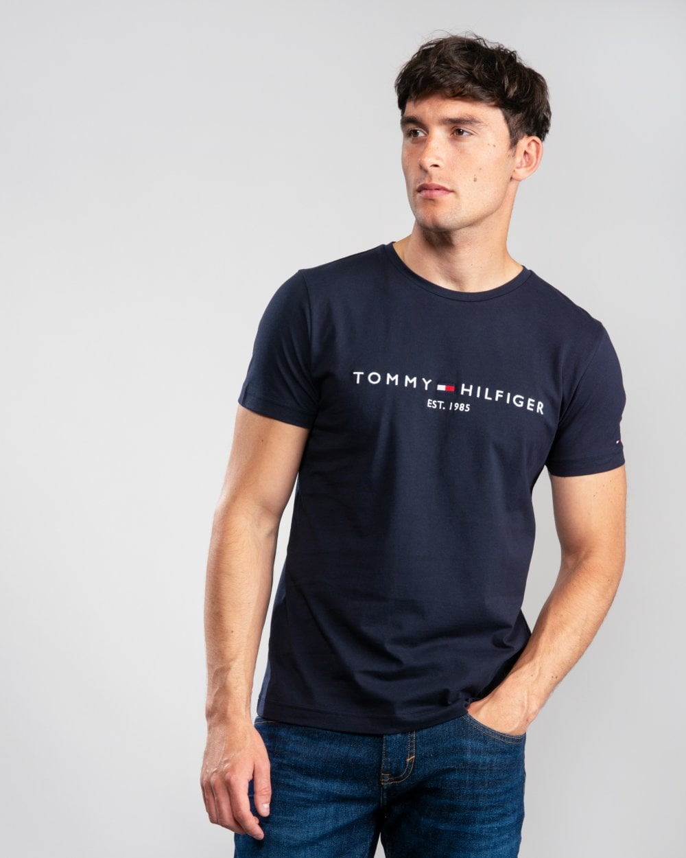 Tommy Hilfiger Mens Core Tommy Logo Tee