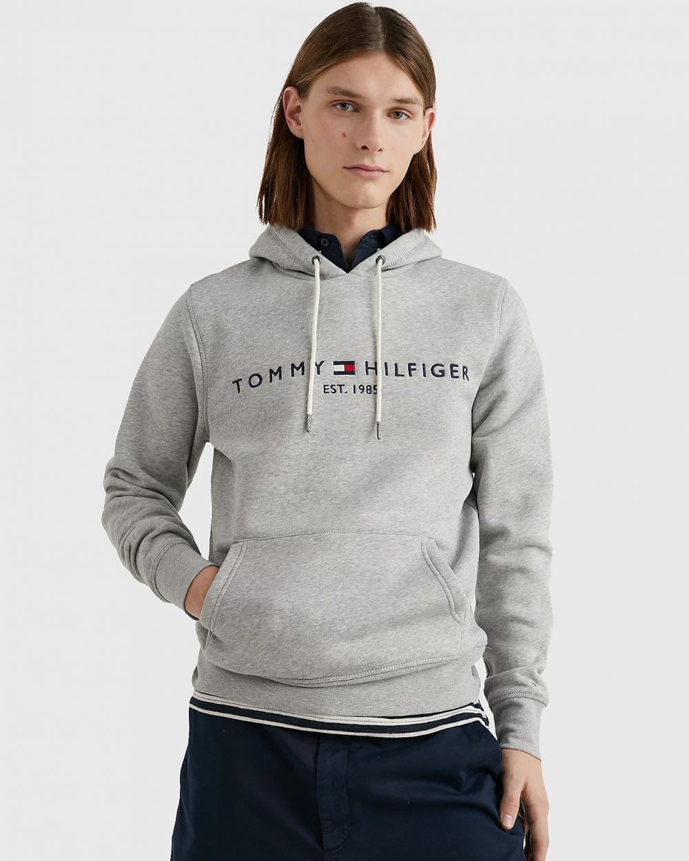 Tommy Hilfiger Mens Core Tommy Logo Hoodie