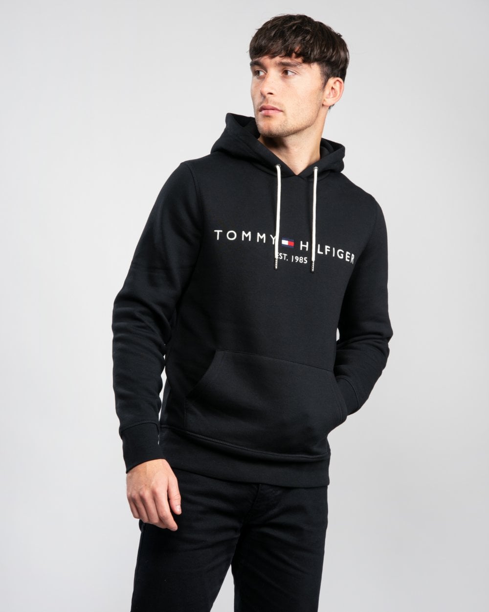 Tommy Hilfiger Mens Core Tommy Logo Hoodie
