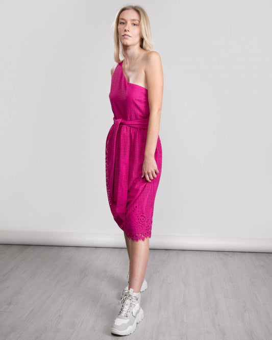 Tommy Hilfiger Womens Oc Helena Shoulder Dress WW0WW25623597