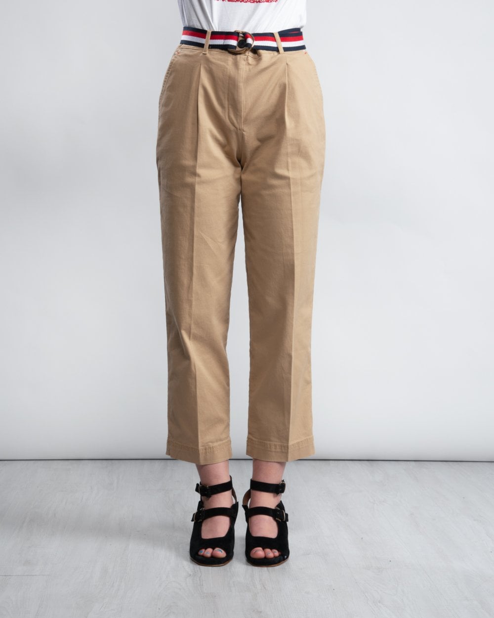 Tommy Hilfiger Th Essential Pleated Womens Chino