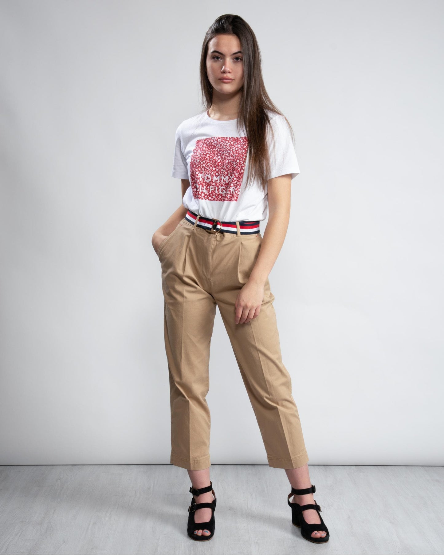 Tommy Hilfiger Th Essential Pleated Womens Chino