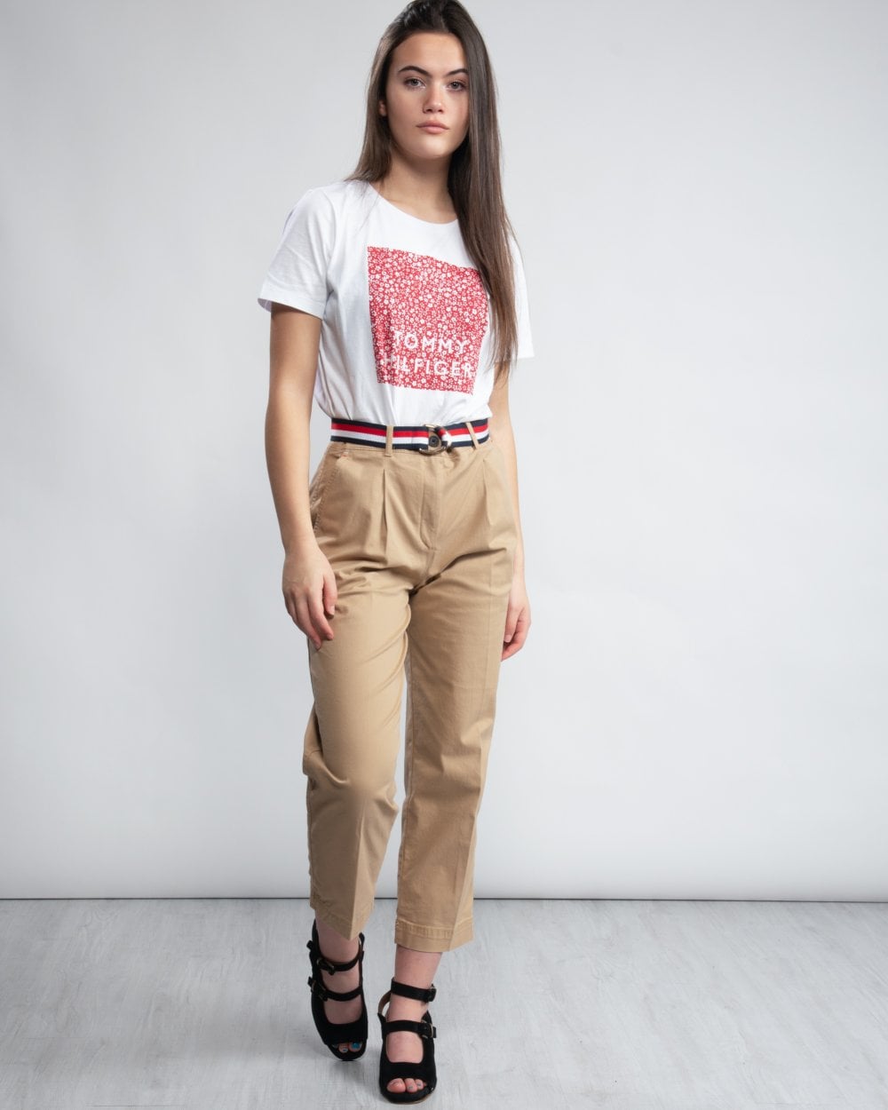 Tommy Hilfiger Th Essential Pleated Womens Chino