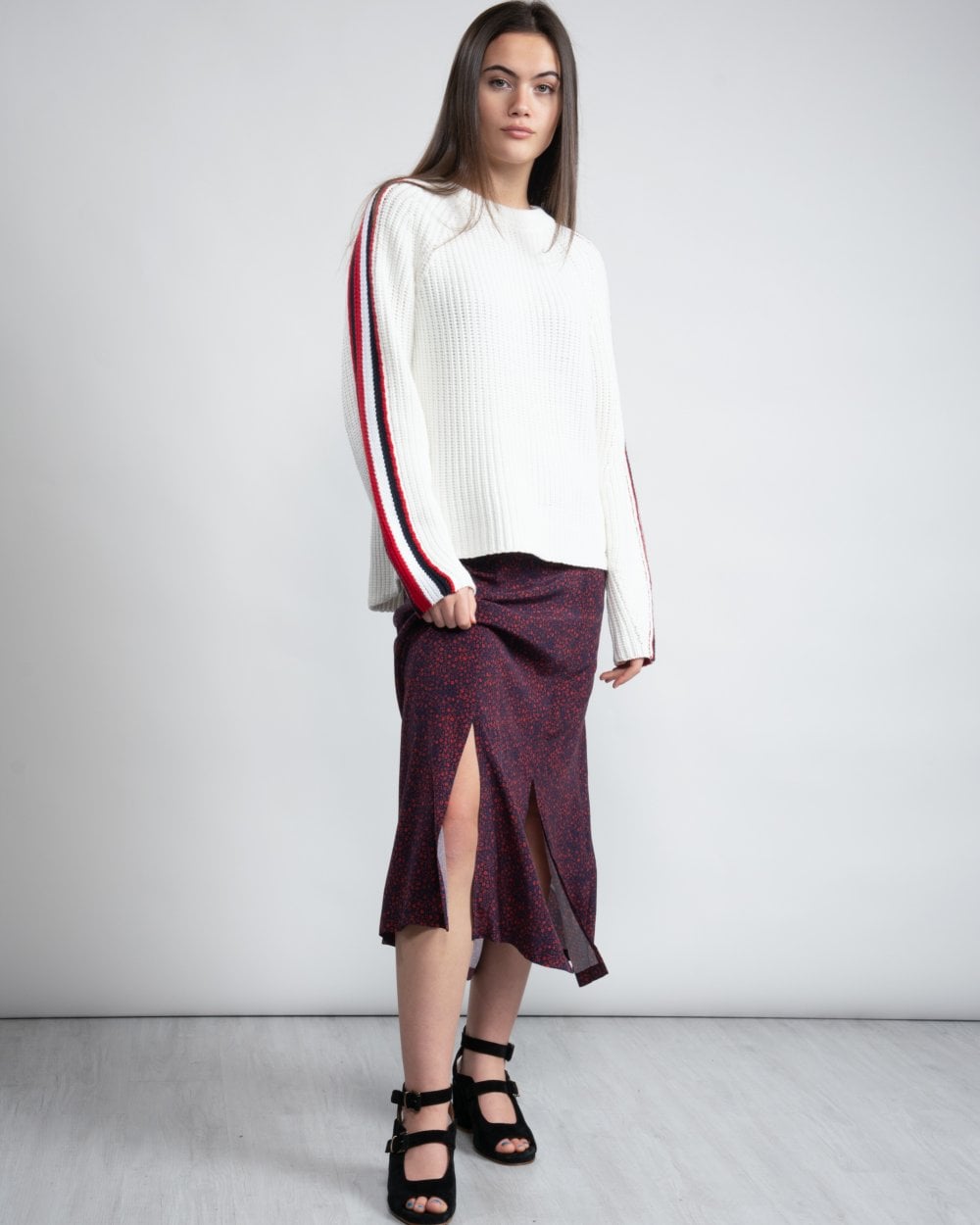Tommy Hilfiger Kacy Womens Midi Skirt