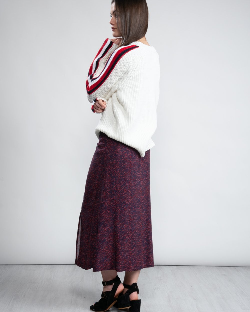 Tommy Hilfiger Kacy Womens Midi Skirt