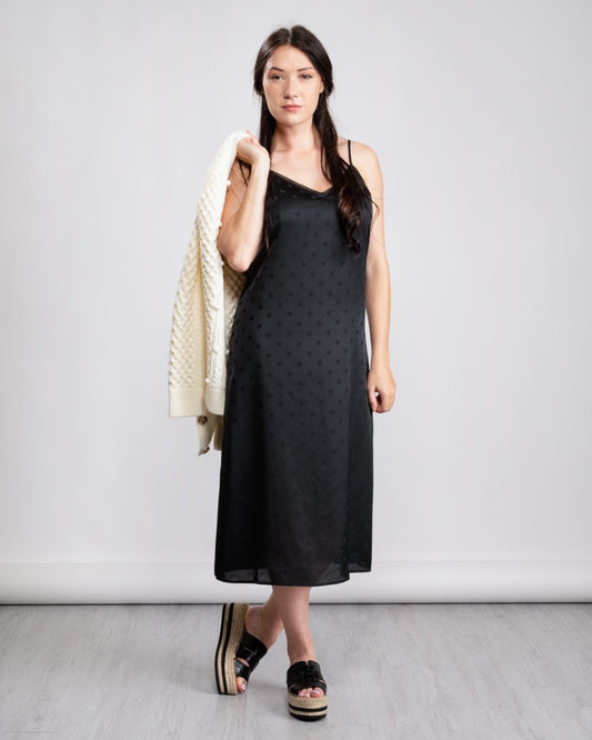 Tommy Hilfiger Polka Dot Slim Fit Womens Slip Dress