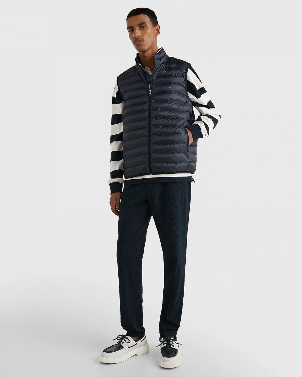 Tommy Hilfiger Core Packable Mens Circular Gilet - Desert Sky