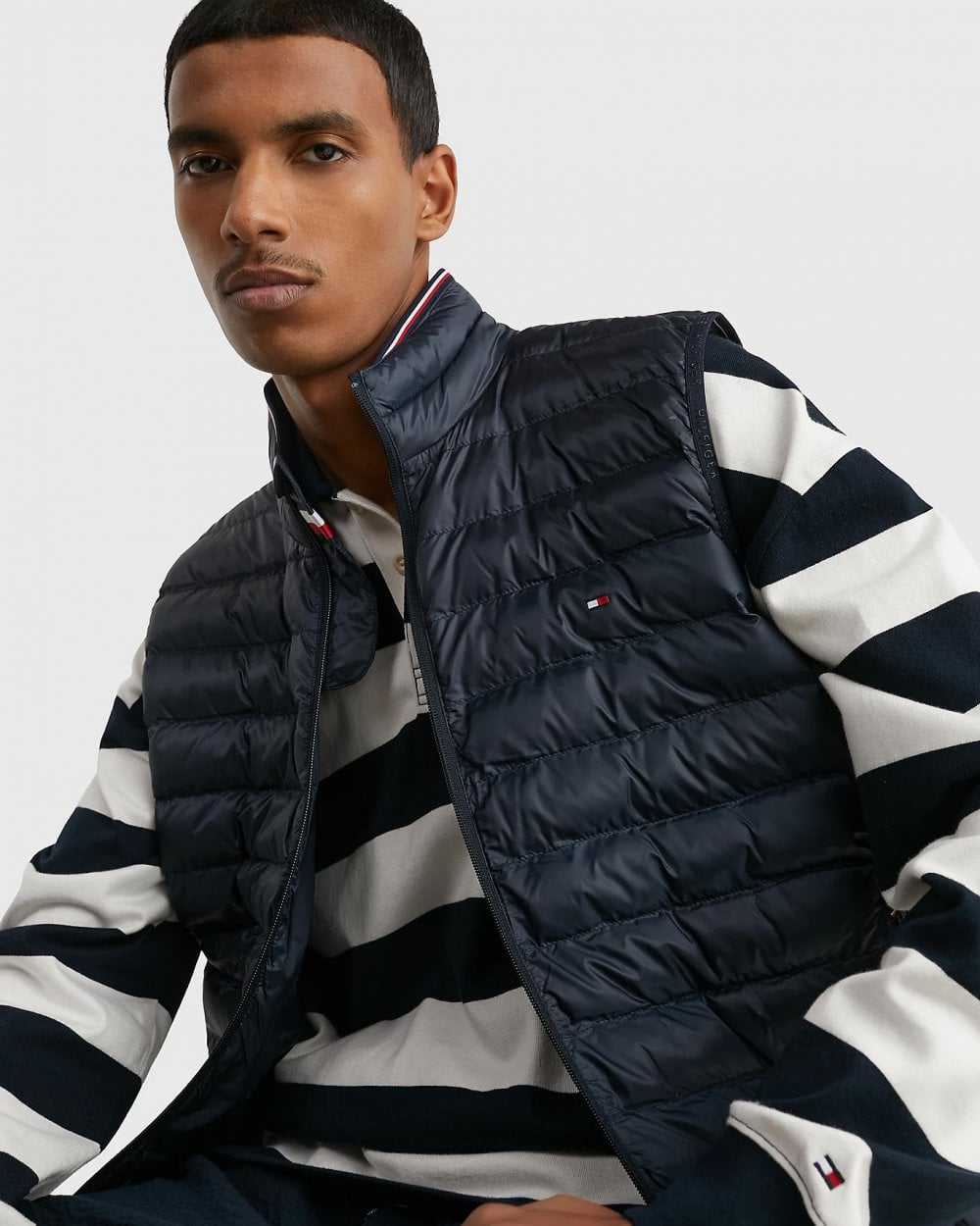 Tommy Hilfiger Core Packable Mens Circular Gilet - Desert Sky