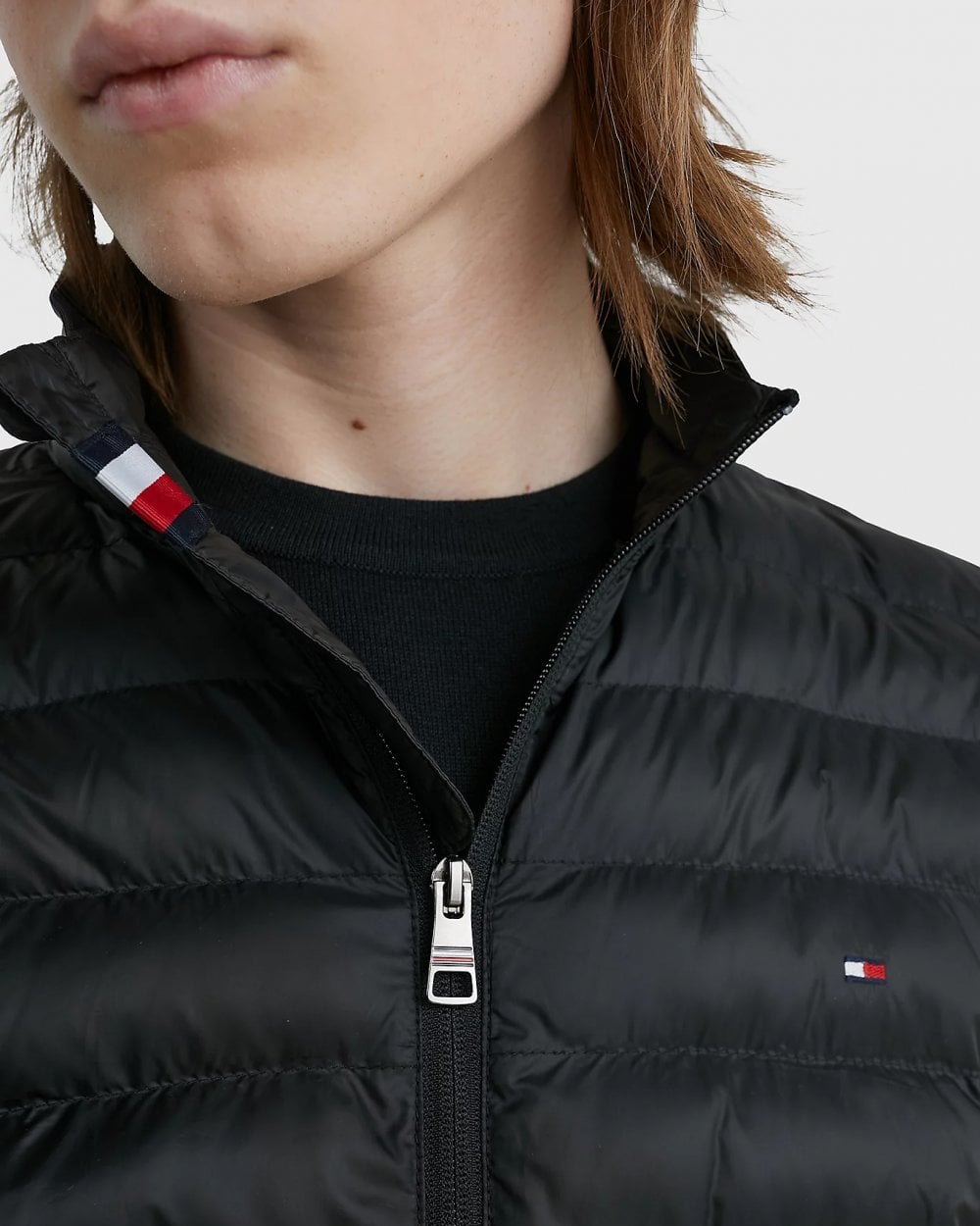 Tommy Hilfiger Core Packable Mens Circular Jacket - Black