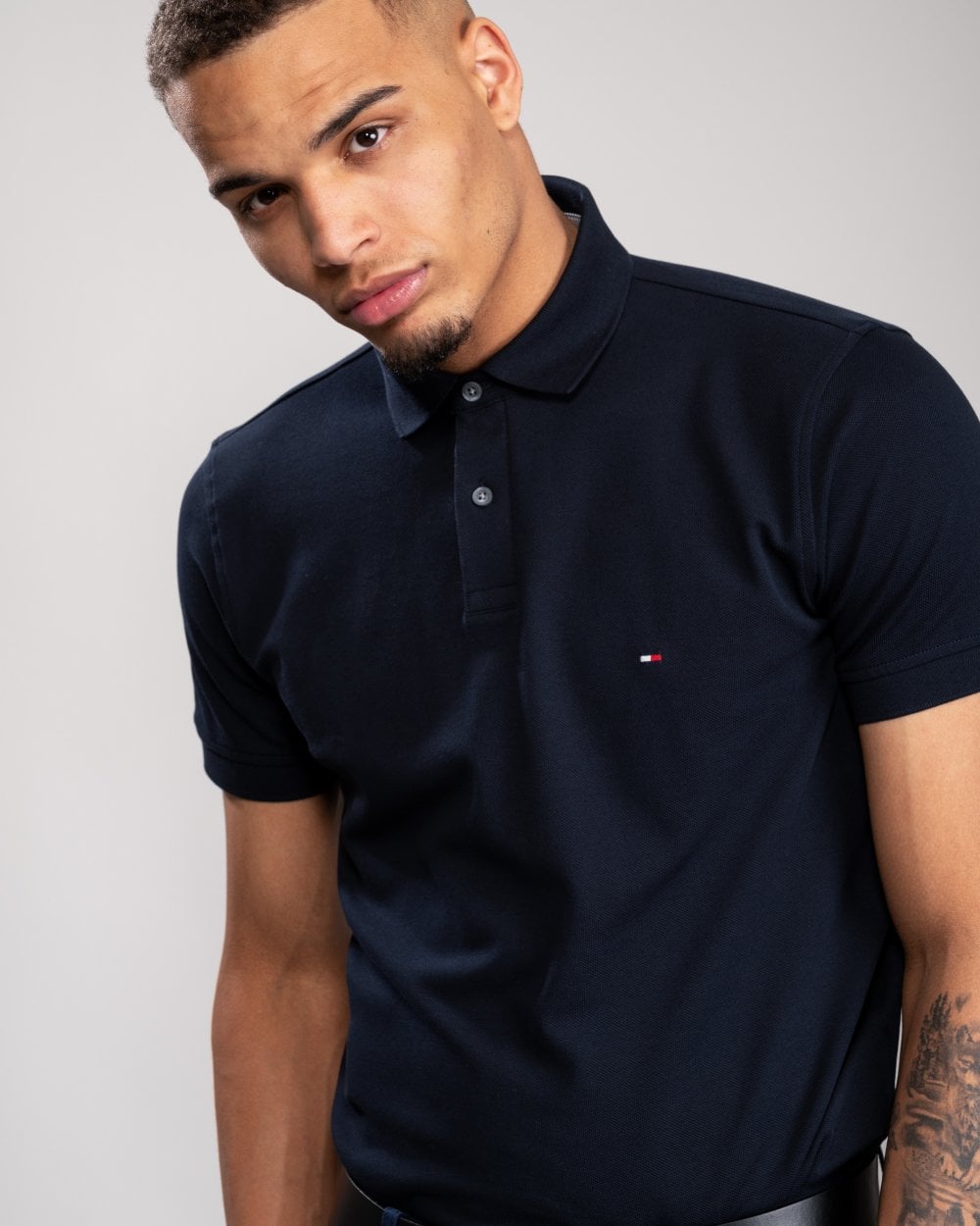 Tommy Hilfiger 1985 Regular Fit Mens Polo - Desert Sky