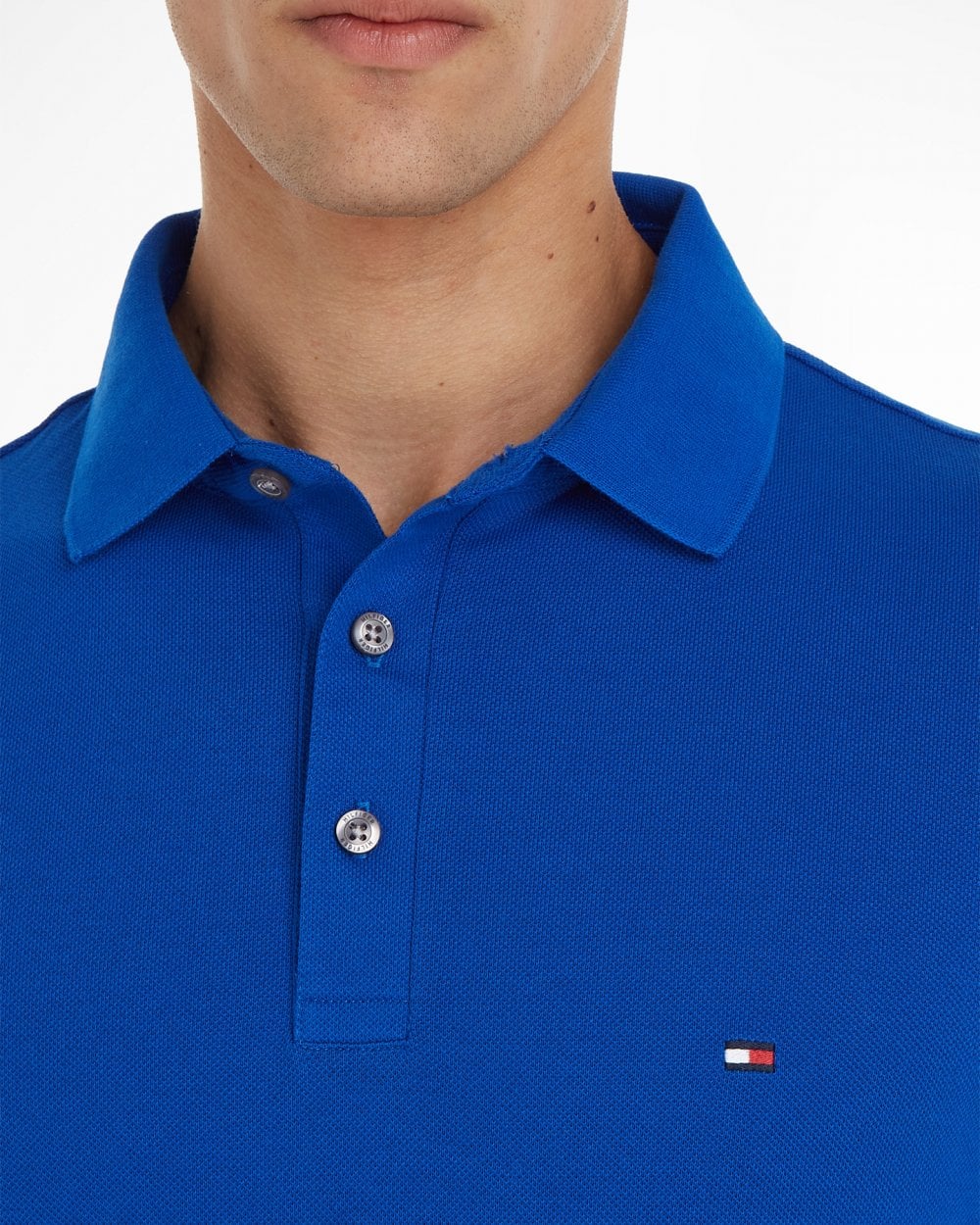 Tommy Hilfiger Core 1985 Slim Mens Polo Shirt - Ultra Blue