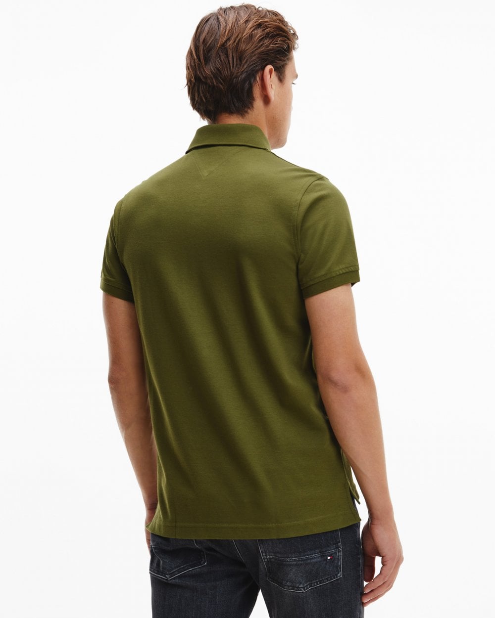 Tommy Hilfiger Core 1985 Slim Mens Polo Shirt - Putting Green