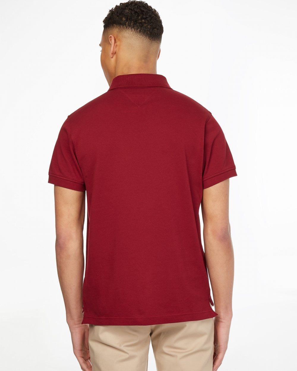 Tommy Hilfiger Core 1985 Slim Mens Polo Shirt - Rouge