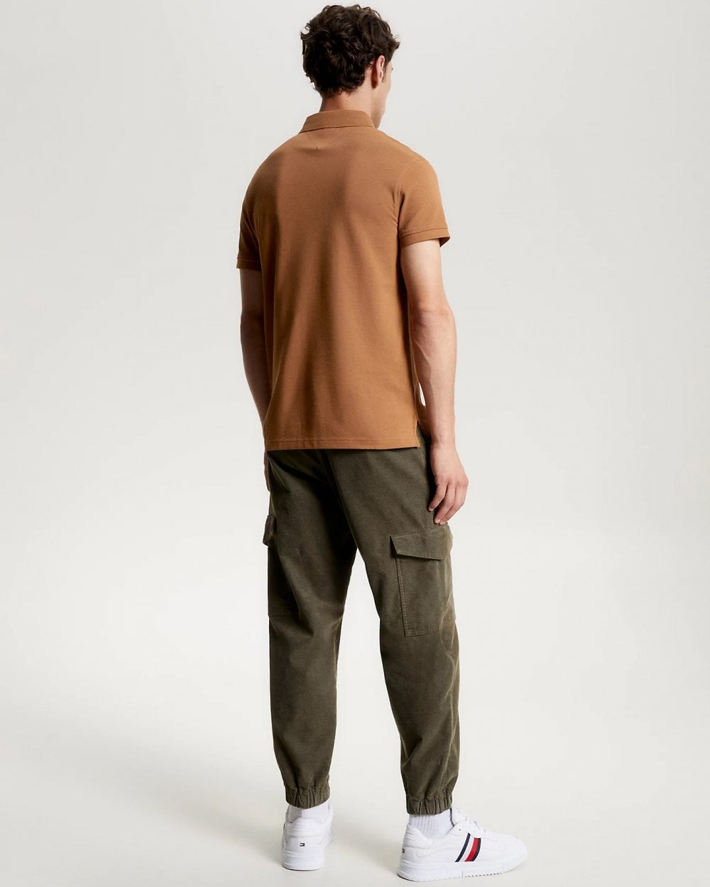 Tommy Hilfiger Core 1985 Slim Mens Polo Shirt - Desert Khaki