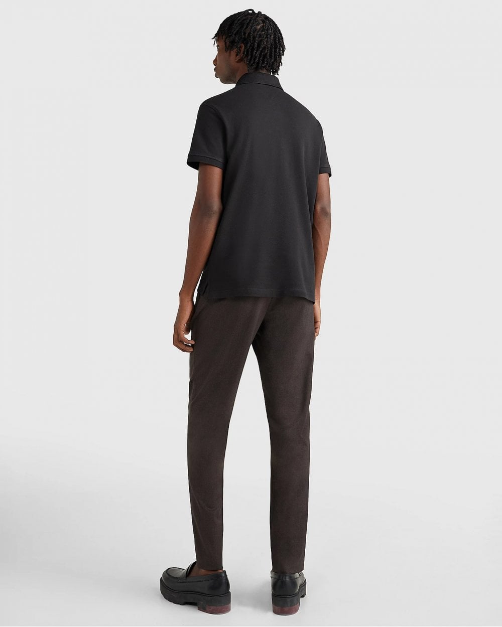 Tommy Hilfiger Core 1985 Slim Mens Polo Shirt - Black