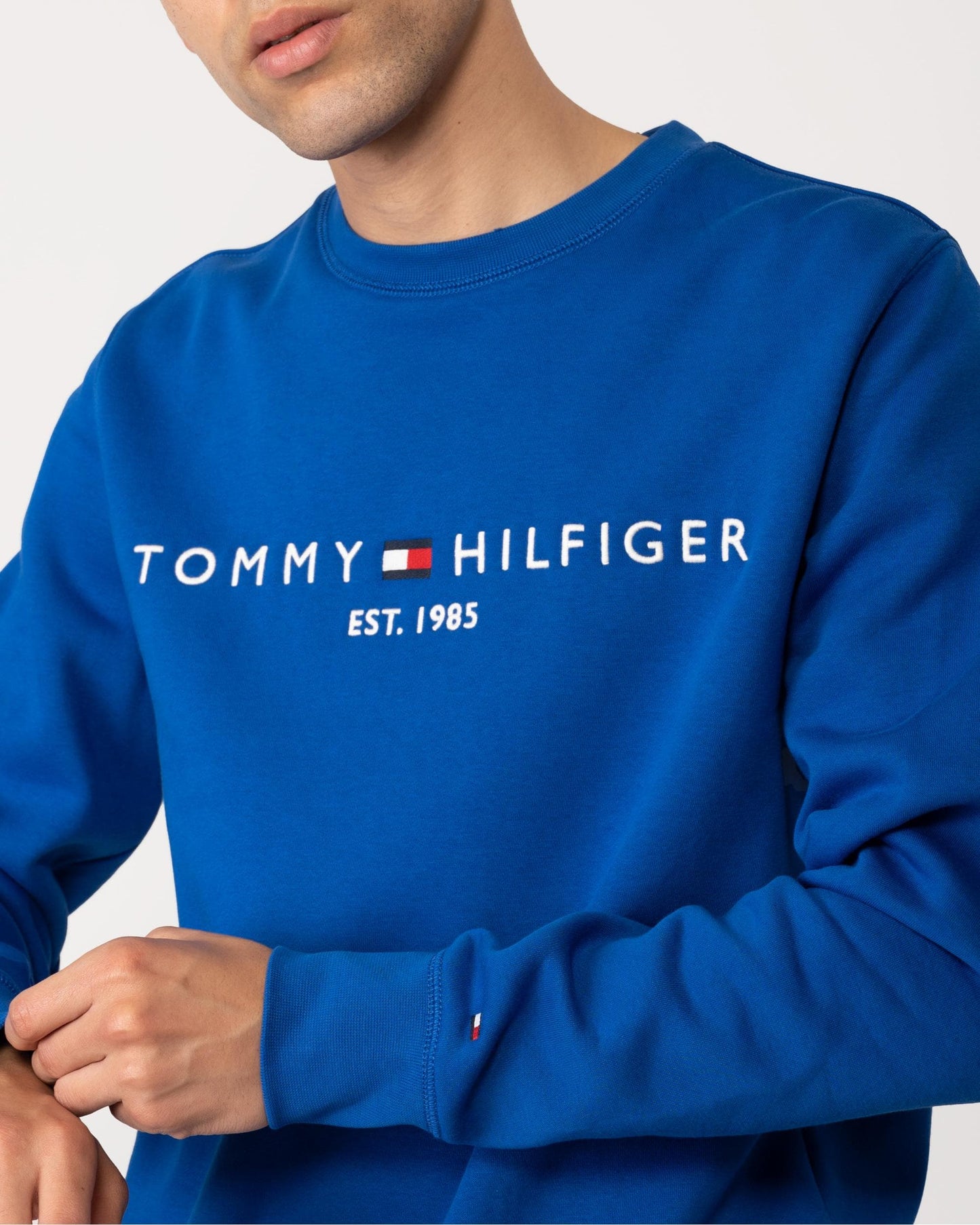 Tommy Hilfiger Tommy Logo Mens Sweatshirt - Ultra Blue