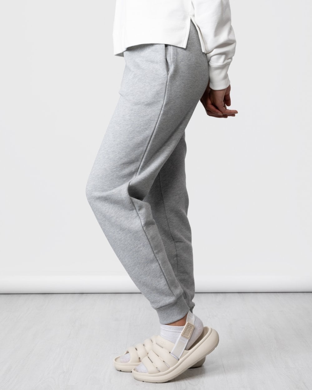 Tommy Hilfiger Relaxed Long Womens Sweatpants - Light Grey Heather