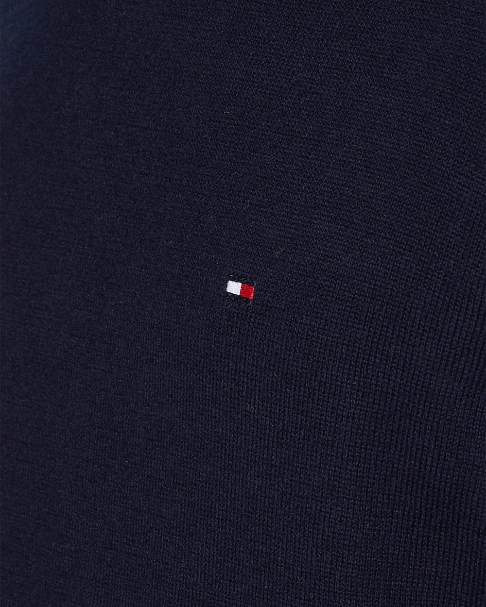 Tommy Hilfiger Organic Cotton Cashmere Mens Crew Sweater - Desert Sky