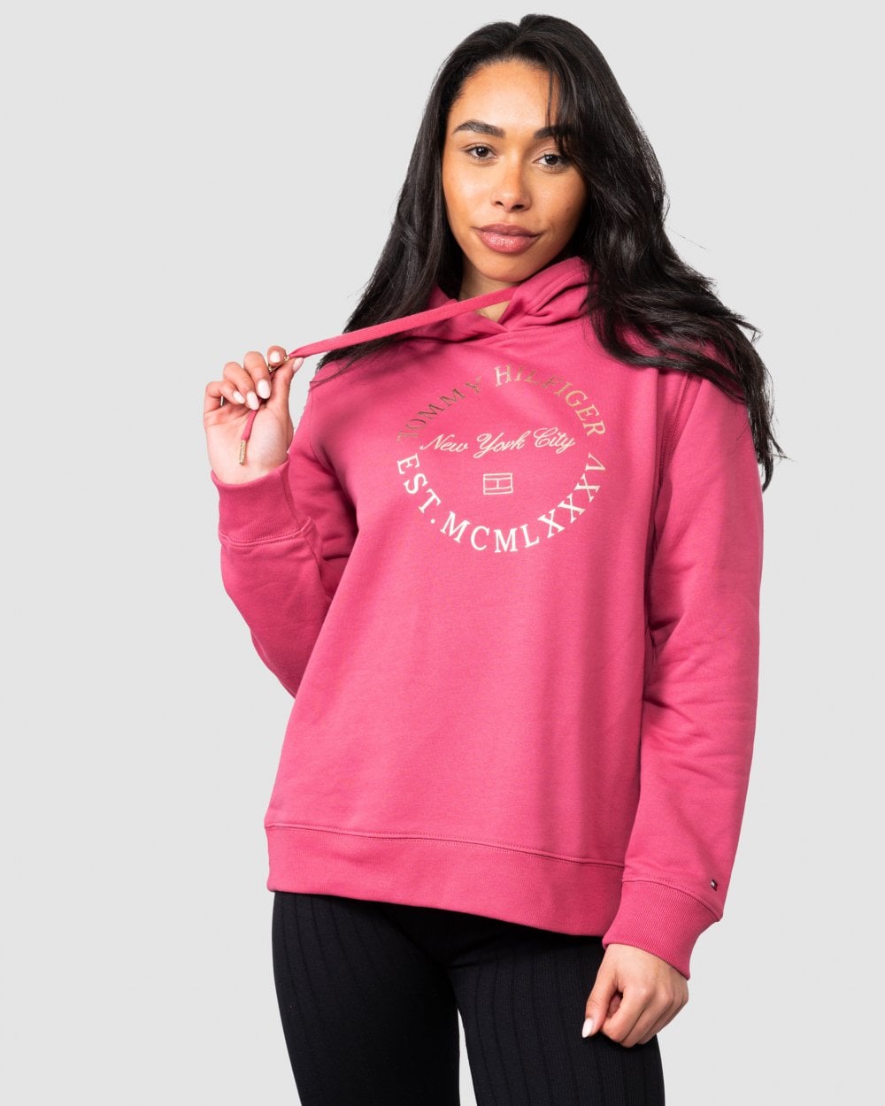 Tommy Hilfiger Metallic Roundal Womens Hoodie