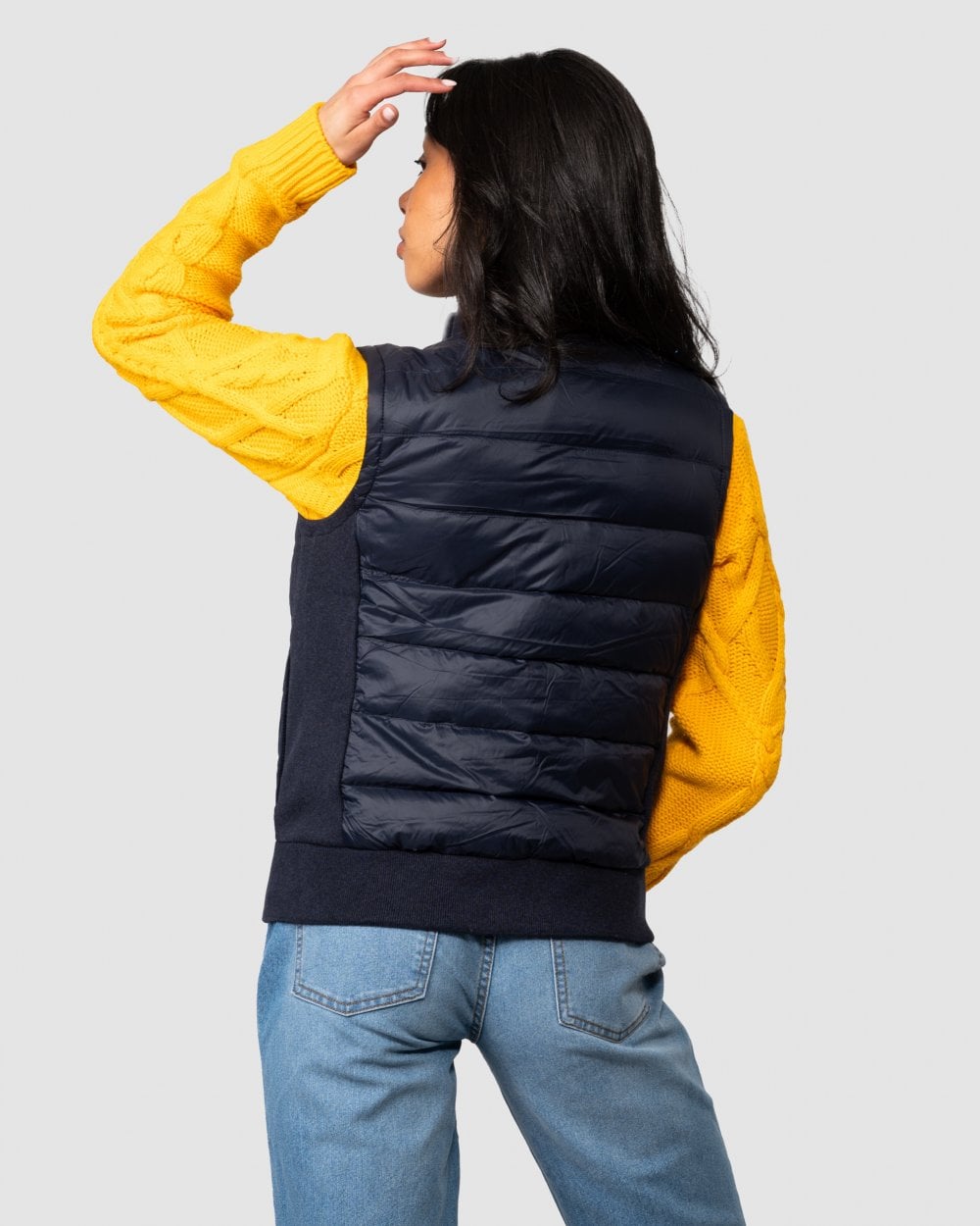 Tommy Hilfiger Knit Mix Womens Down Gilet