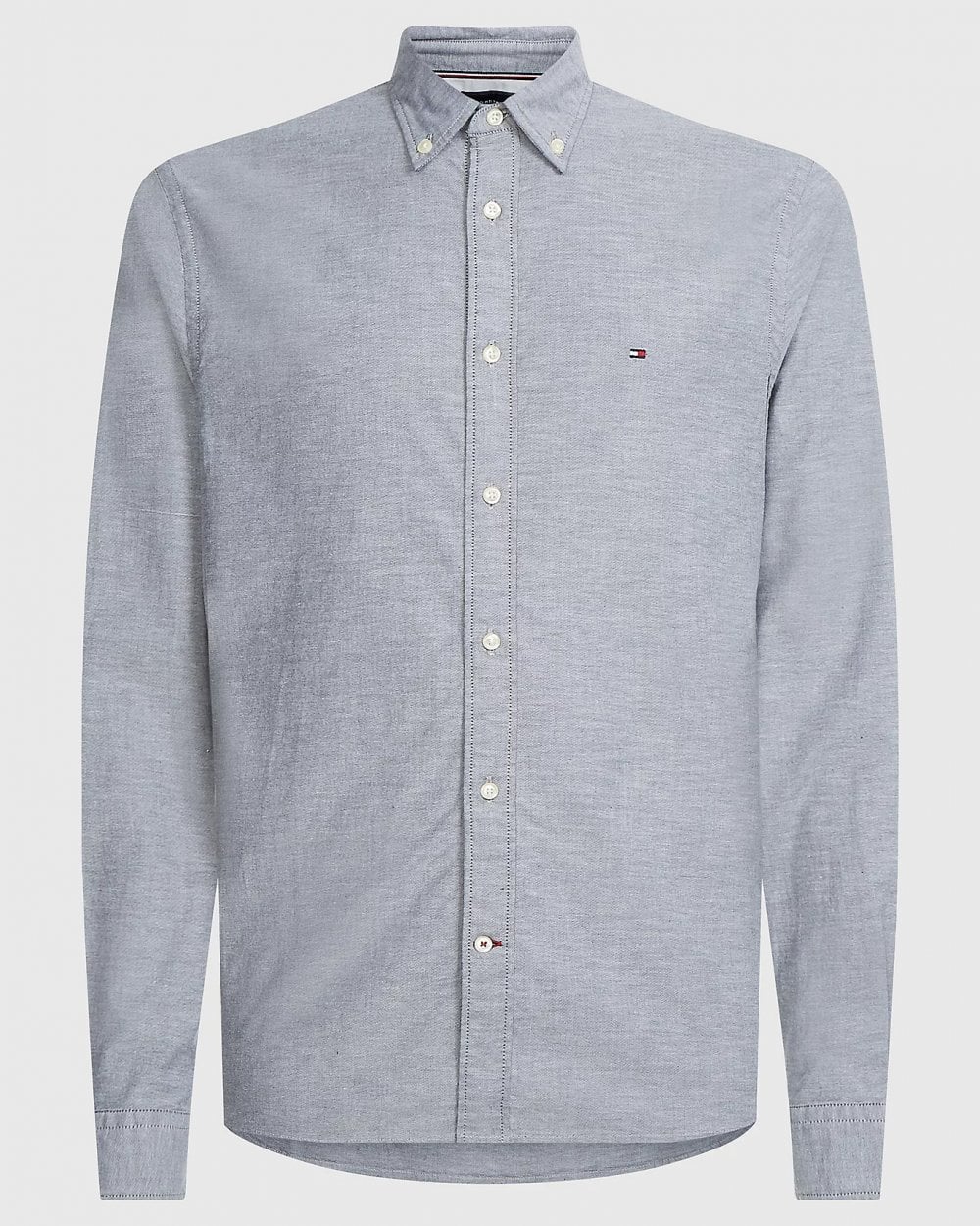 Tommy Hilfiger Core 1985 Flex Mens Long Sleeve Oxford Shirt - Desert Sky