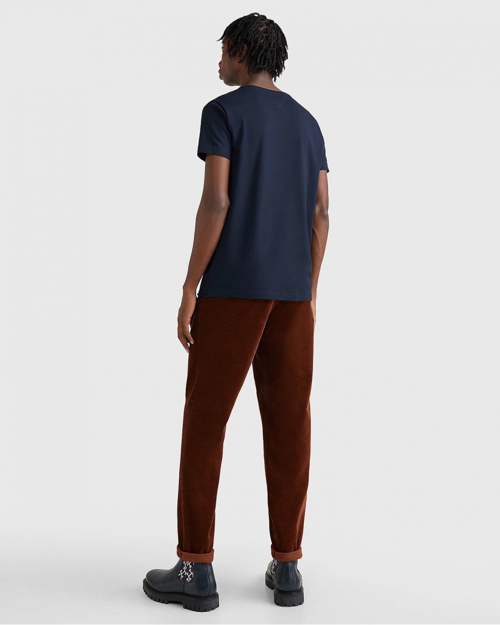 Tommy Hilfiger Core Stretch Mens Slim C-Neck T-Shirt - Desert Sky