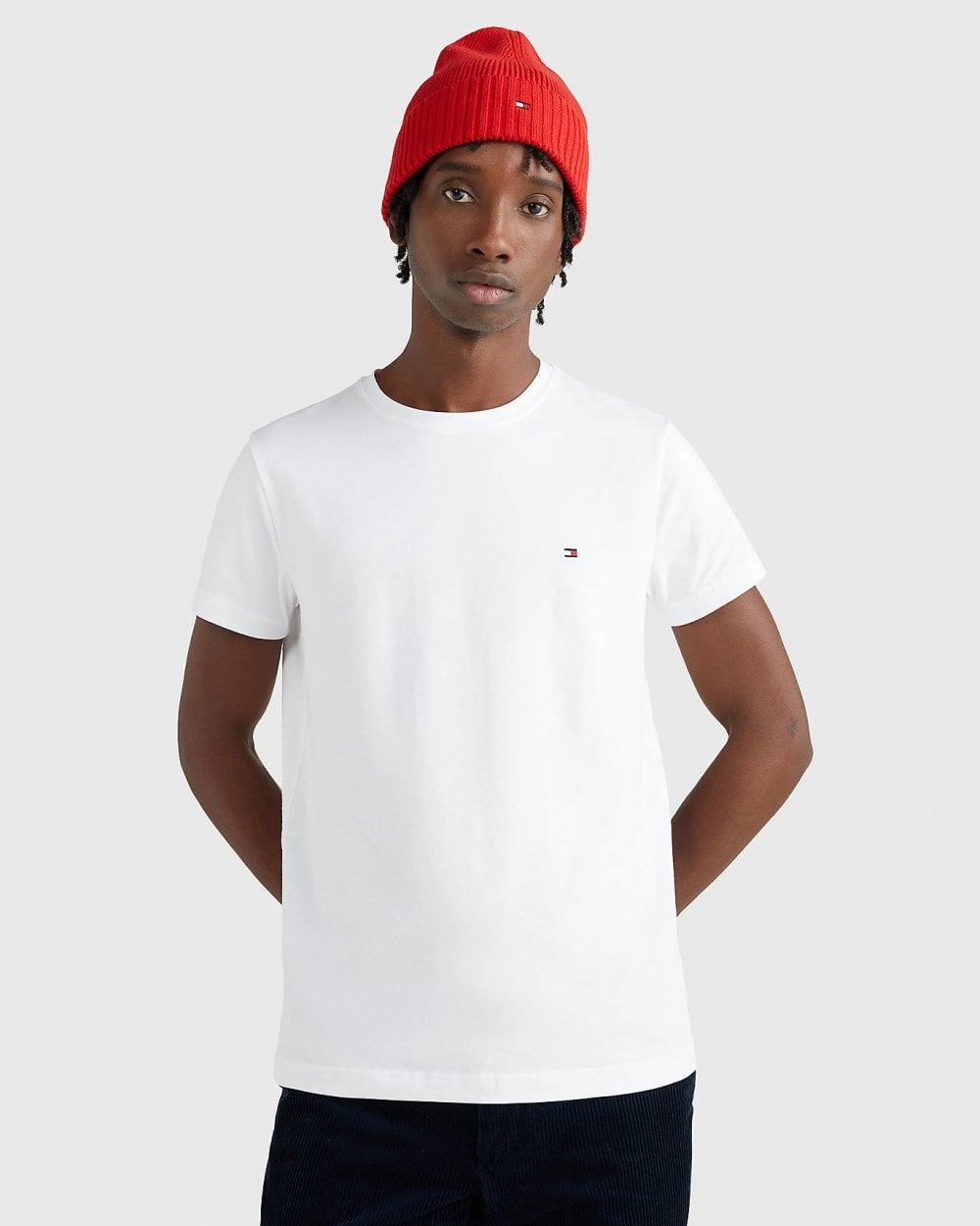 Tommy Hilfiger Core Stretch Mens Slim C-Neck T-Shirt