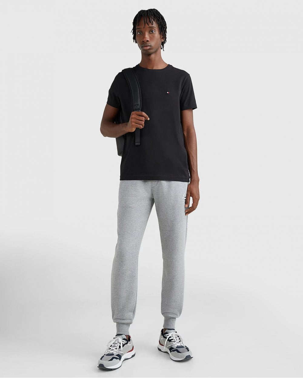 Tommy Hilfiger Core Stretch Mens Slim C-Neck T-Shirt - Black