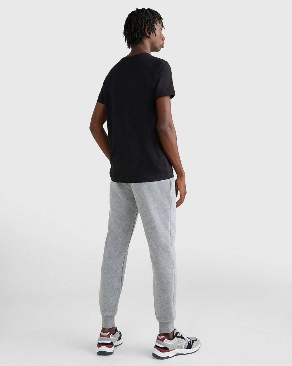 Tommy Hilfiger Core Stretch Mens Slim C-Neck T-Shirt - Black