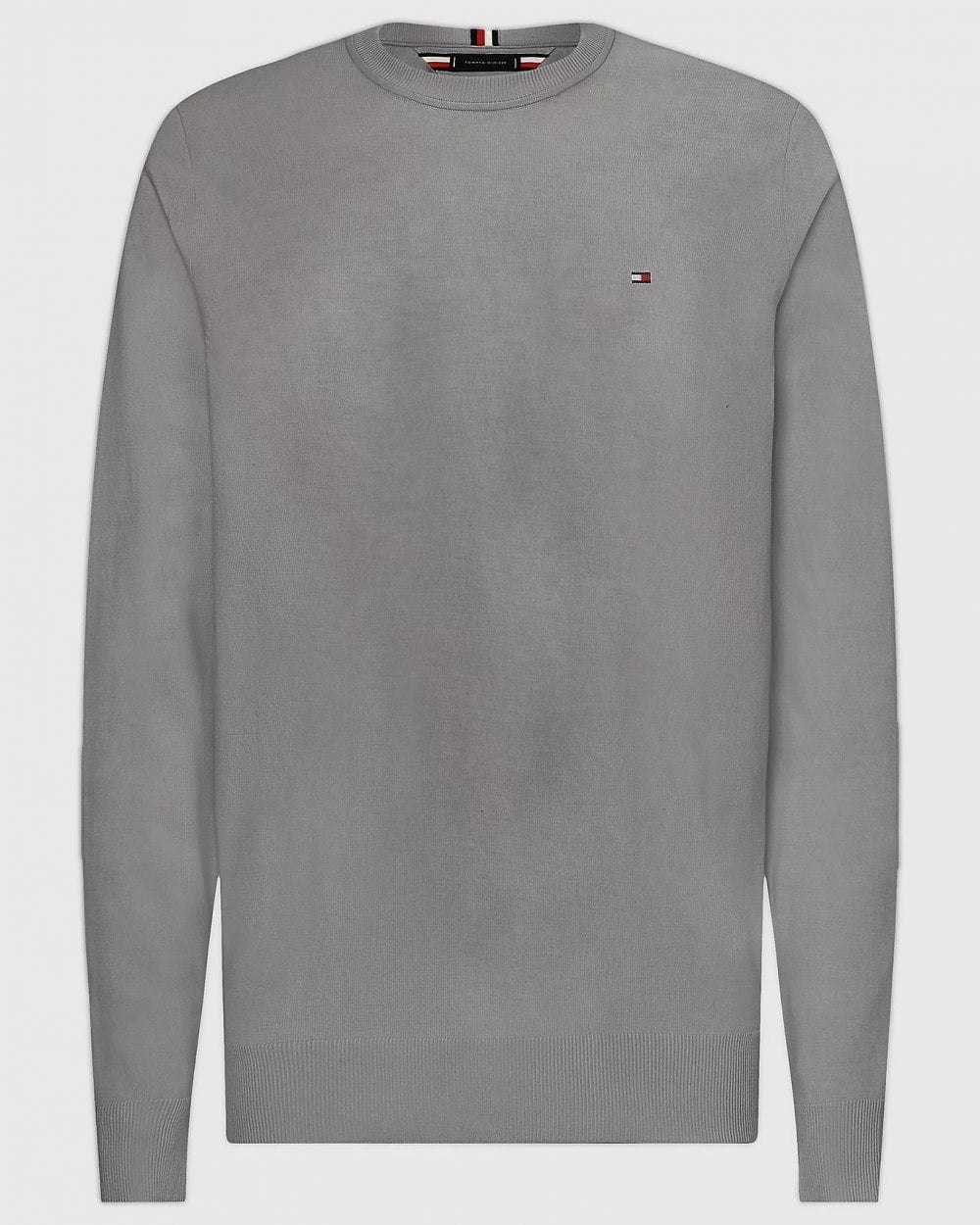 Tommy Hilfiger 1985 Mens Crew Neck Jumper - Medium Grey Heather