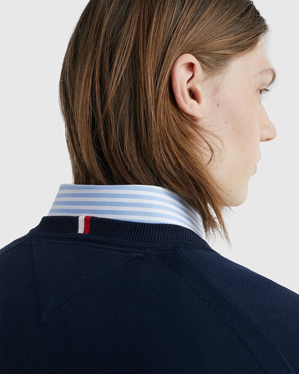 Tommy Hilfiger 1985 V-Neck Mens Sweatshirt - Desert Sky