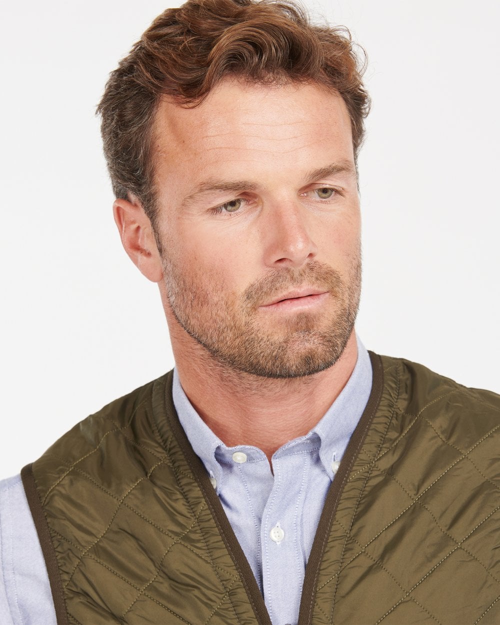 Barbour Polarquilt Mens Waistcoat/Zip-In Liner - Olive